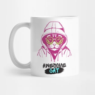 cyberpunk cat Mug